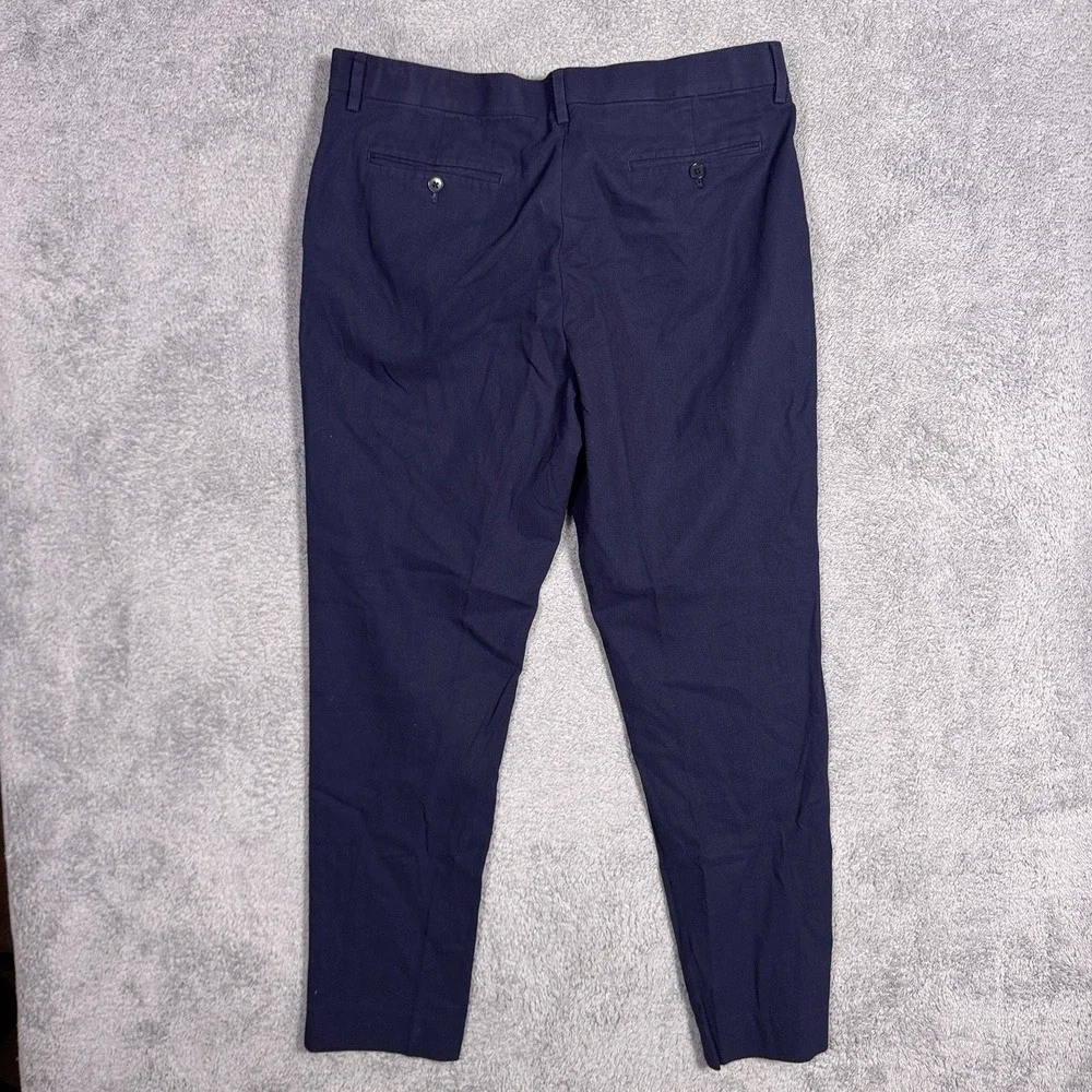 Banana Republic Pants Mens 34S Tailored Slim Olimpias Fabrics Indigo Trouser